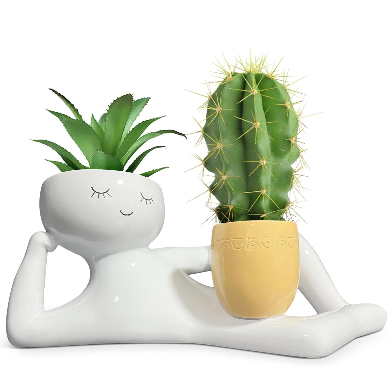 Cactus Mix Pot - Vaso per Piante 'Lazy Little Guy',