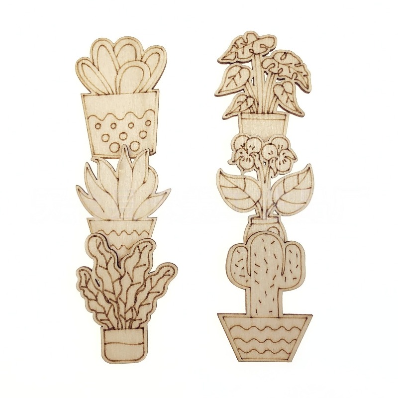 50 Pezzi di Charms in Legno Gr - Cactus Mix Pot recensione e prezzo